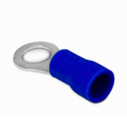 Kit Terminal Pré-isolado Olhal Rv | Cabo 2,5mm² | Furo Ø6,2mm